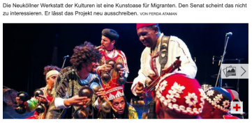 Was hat der Senat gegen die Werkstatt der Kulturen?