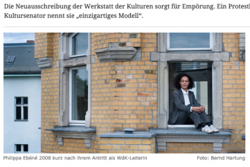 Die Adresse eines Richtungsstreits. Streit um Werkstatt der Kulturen